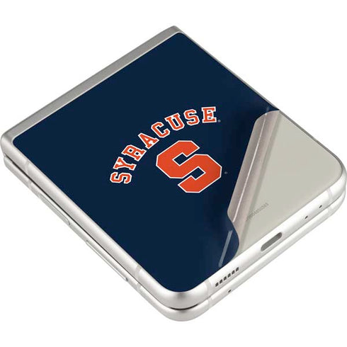 Syracuse University S Blue Galaxy Z Flip4 5G Skin